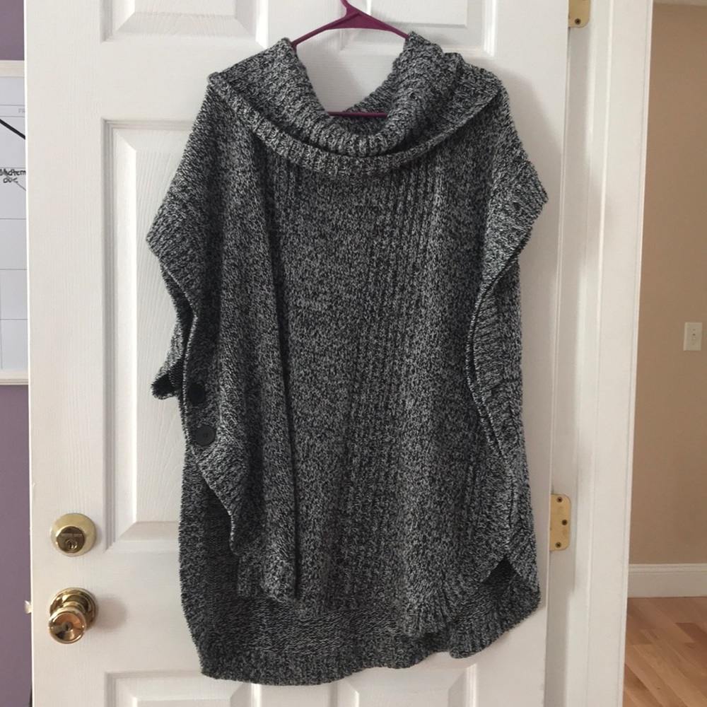 Knit poncho. Will lower prices for Xmas